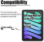High quality flexible circuit ribbon designed for 8.3 inch Apple tablet audio buttons.
