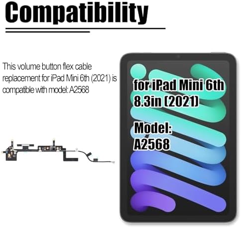 High quality flexible circuit ribbon designed for 8.3 inch Apple tablet audio buttons.
