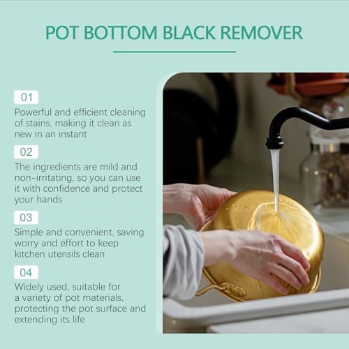 Close up of Habino cleaner label details and product size
