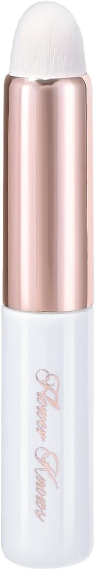 Flower Knows Lip Brush Creamy White precision makeup applicator front view