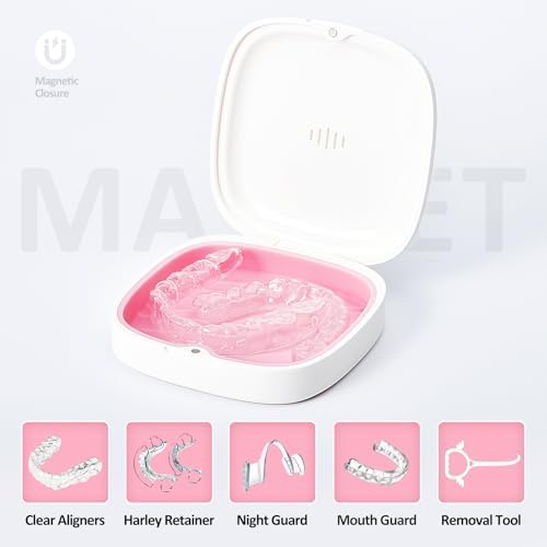 Slim dental retainer holder placed easily inside a pocket