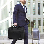 Ytonet laptop bag expandable side zipper detail for extra storage