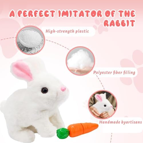 Feknnedm bunny toy underbelly battery compartment view