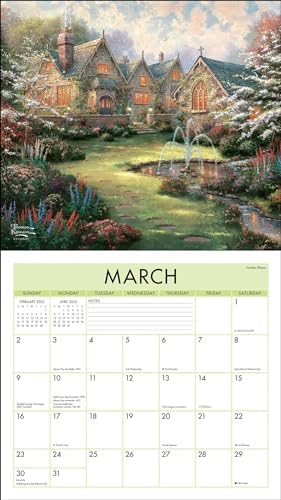 Thomas Kinkade Studios 2025 Deluxe Wall Calendar - Image 5
