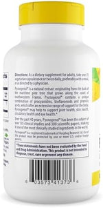 Healthy Origins Pycnogenol 120 vegetarian capsules dietary supplement bottle