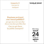 Lonely Planet: Italian Phrasebook 2026 Day-to-Day Calendar - Image 5