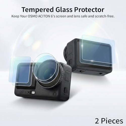 HSU tempered glass screen protectors and anti-lost wrist lanyard set