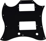 Dopro American Standard SG pickguard black white shell pattern close up