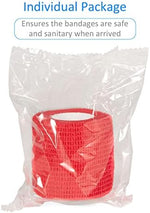 Sagafly multi-use red grip tape for sports equipment and first aid.