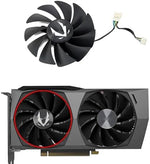 Detailed shot of the eleven blade design on the desktop GPU fan replacement