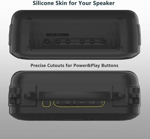 Full packaging view of JCHPINE silicone case and shoulder strap accessory set
