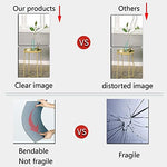 Demonstration of flexible acrylic mirror safety and bendable material