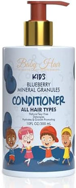 BABY HAIR - Blueberry Mineral Kids Hair Conditioner, Sulfate-Free Toddler Hair Conditioner, Hair Conditioner for Kids with Blueberry & Strawberry Oil, Aloe Vera, and Biotin, 10 fl.oz - Image 2