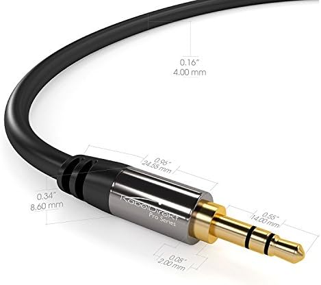 Flexible PVC jacket of KabelDirekt audio cable