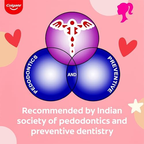 Colgate Kids Barbie Red Toothpaste - 80 g - Image 5