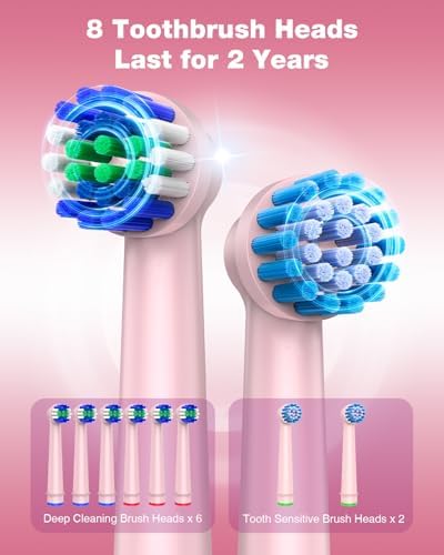 Rtauys rechargeable toothbrush showing charging port and USB cable