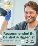 Imported USA dental flossers with non slip grip and mint flavor