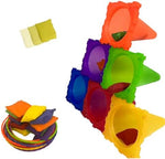 Aykzaqe bean bag toss game set with storage bag