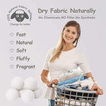 Hypoallergenic wool dryer balls for baby clothes and sensitive skin care