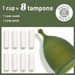 Side view of Stunncup highlighting the comfortable leak-proof rim