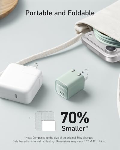 Anker PowerIQ three point zero port closeup on violet charger