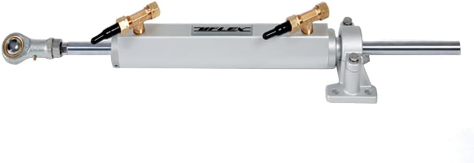UFlex Athletics USA UC168I Aluminum Hydraulic Steering Cylinder front view marine steering equipment