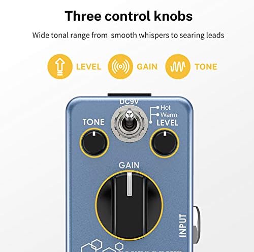 Donner blues drive overdrive pedal dual mode toggle switch