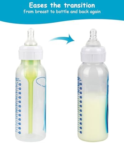 Authentic USA imported Dr. Brown's narrow silicone nipples showing flow rate indicator.