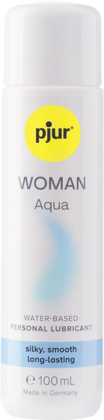 Pjur Woman Aqua water based personal lubricant bottle front view