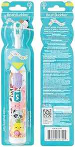 Oscillating 360 degree cleaning head of the Squishmallows electric toothbrush.