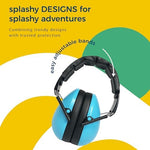 Detailed close-up of Banz Kidz Earmuffs showing high-density noise reduction foam.