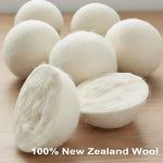 Extra large pure wool laundry balls in storage bag eco friendly alternative