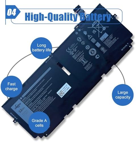 Internal laptop power supply module compatible with Dell XPS thirteen series.