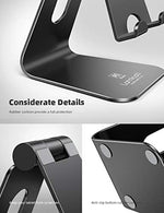 Spaceflight aluminum titanium alloy tablet holder side angle detail
