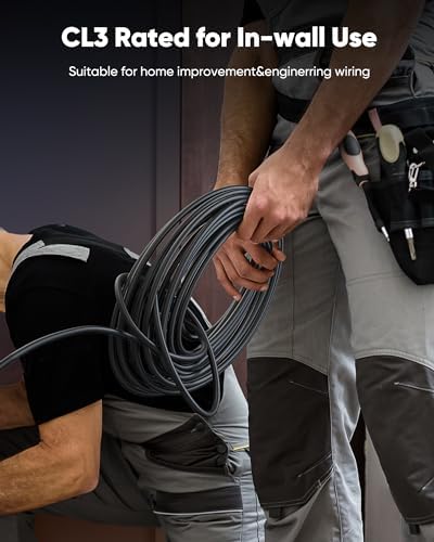 Capshi 18Gbps premium audio video cable connected to a laptop display output.