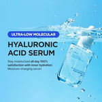 IsNtree ultra low molecular hyaluronic acid toner and serum duo unboxed on clean background