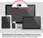 Trobing webcam cover adhesive backing demonstration for easy installation