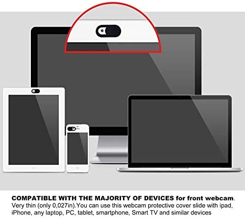 Trobing webcam cover adhesive backing demonstration for easy installation