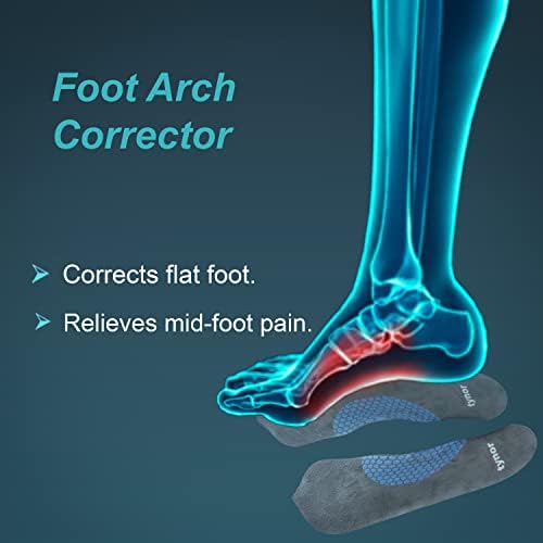 Tynor Medial Arch Orthosis, Grey, Large, 1 Pair - Image 4