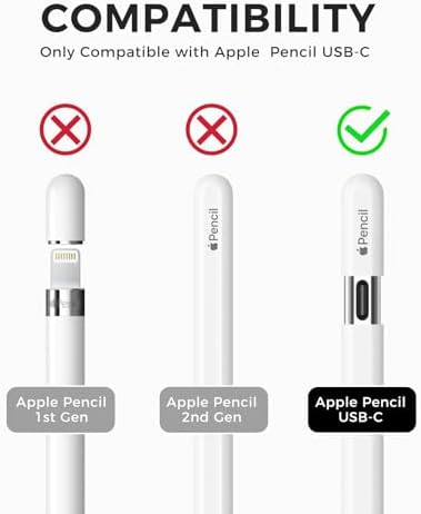 Yellow hexagonal silicone protective skin cover for Apple Pencil third generation.