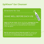 Dechra EpiKlean Ear Cleanser bottle next to clean cotton balls