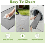 Tculosd silicone pet food mat in grey color