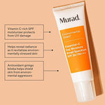 Back side of Murad Essential-C Day Moisture showing ingredients