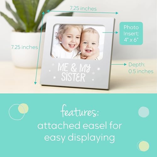 Close up view of the acid free gray beveled mat inside the Tiny Ideas sister frame