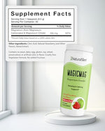 NaturalSlim MagicMag anti stress supplement facts and ingredients panel view