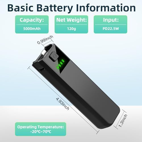 ADDPOWER high capacity camera battery pack handle illustrating the integrated LED power status indicators.