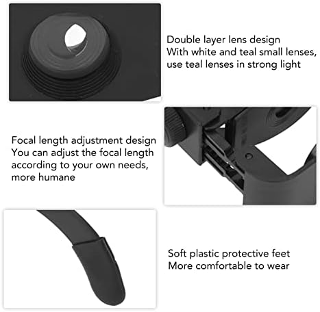 Yinhing wearable magnifier telescope highlighting the double layer lens system.