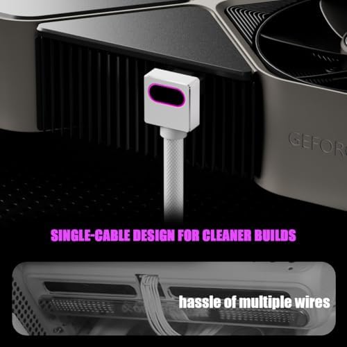 AIJS ARGB modular power cable displaying the 5V 3 pin header connection for PC builds