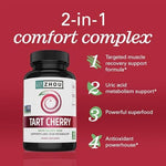 Side view of Zhou Tart Cherry veggie capsules bottle