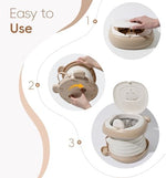 Akimraby kids toilet seat accessories including liners and storage bag